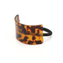 Load image into Gallery viewer, Elasticated Tortoiseshell Acrylic Curve Hair Band
