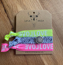 Load image into Gallery viewer, Love Ibiza Dual Use Bracelet/Hair Bobble Set (Various Colours/Styles)
