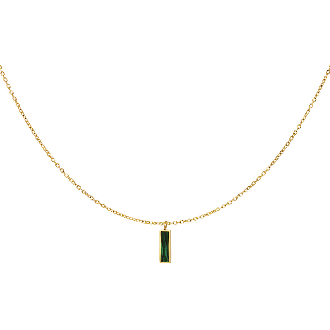 Green Charm Necklace