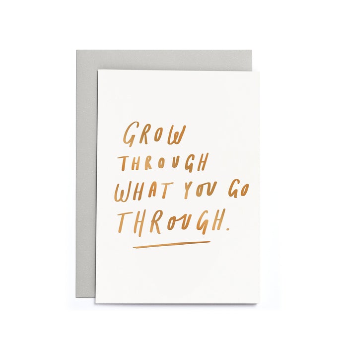 Grow Through Copper Small Card