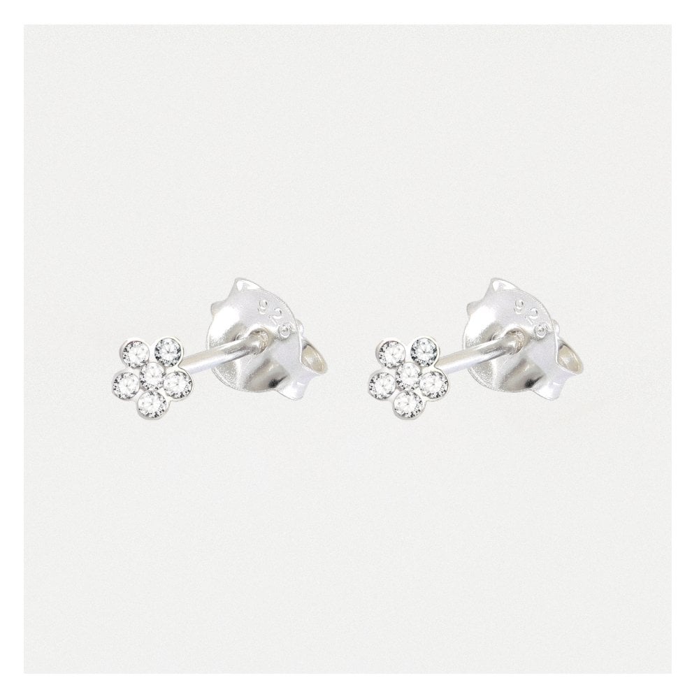 Tiny Daisy Ear Stud Sterling Silver