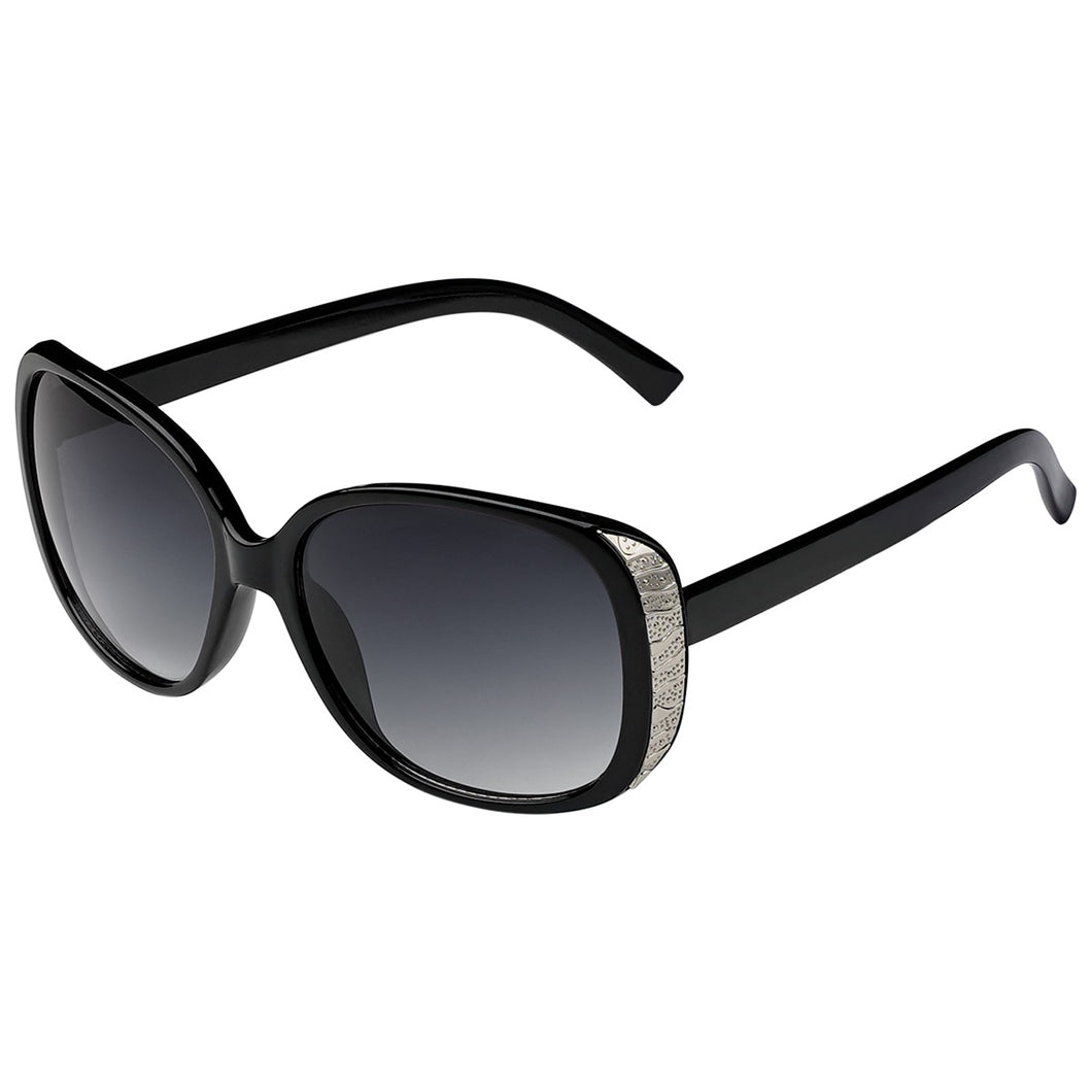 New Edge Sunglasses - Black and Silver